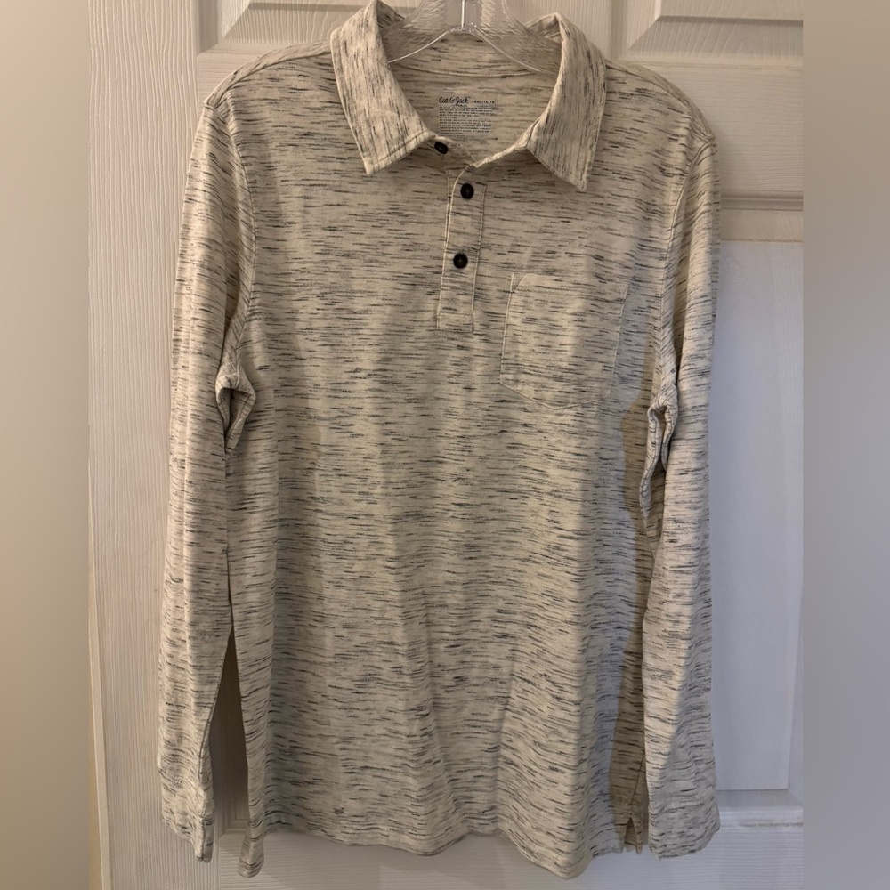 Cat & Jack Cream Long Sleeve Tee
